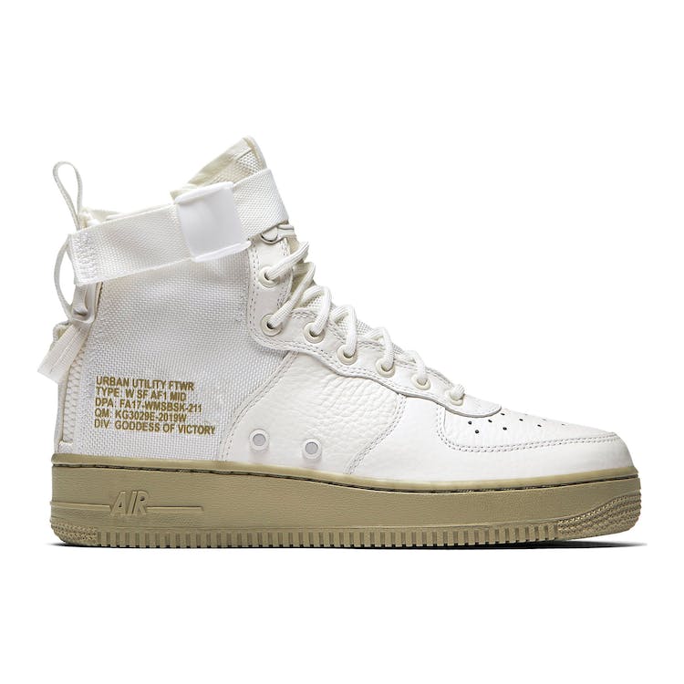 Image of SF Air Force 1 Mid Ivory Olive (W)