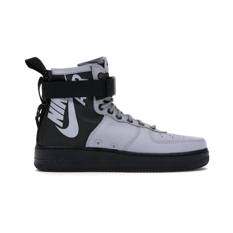 Image of SF Air Force 1 Mid Wolf Grey Black