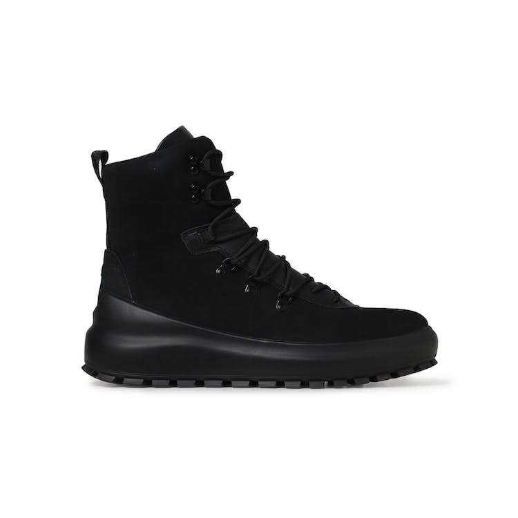 Image of Stone Island Lace-Up Ankle Boots Black