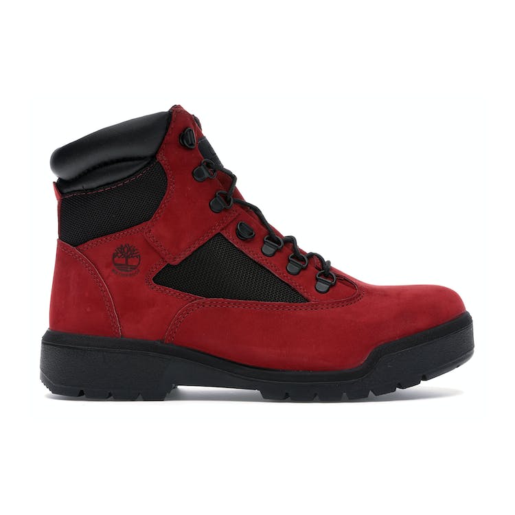 Image of Timberland 6" Field Boot Red Black