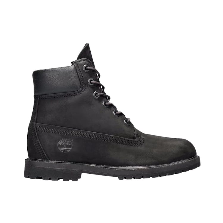 Image of Timberland 6 Inch Premium Waterproof Boots Black Nubuck (W)