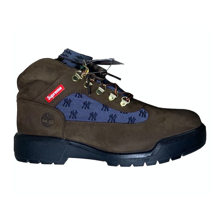 Image of Timberland Field Boot Supreme New York Yankees Brown