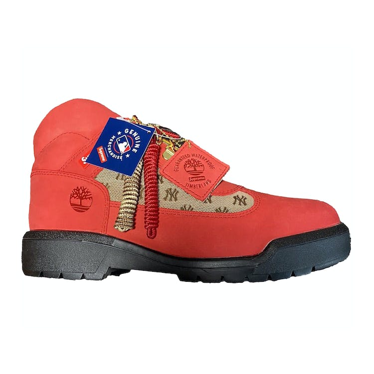 Image of Timberland Field Boot Supreme New York Yankees Red
