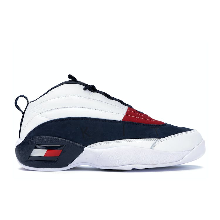 Image of Tommy Hilfiger Skew Lux Basketball Sneaker Kith White