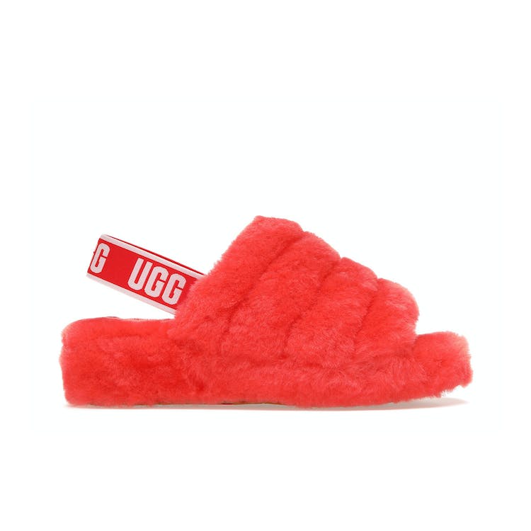 Image of UGG Fluff Yeah Slide Red Currant (W)