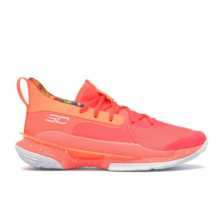 Image of Under Armour Curry 7 Sour Patch Kids Peach