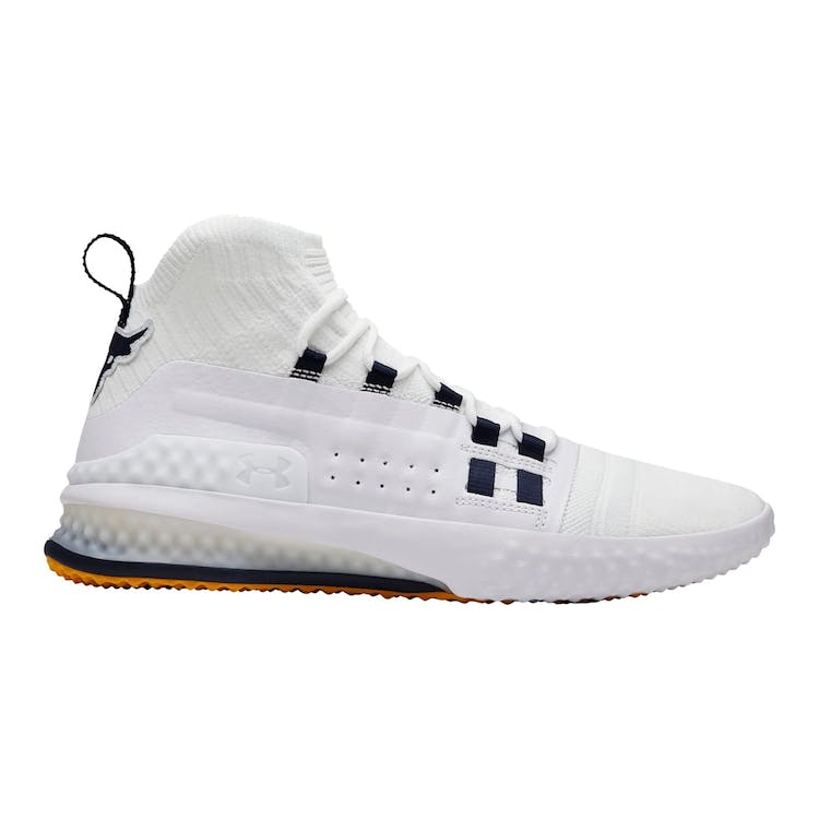 Image of Under Armour Project Rock 1 White Navy Taxi