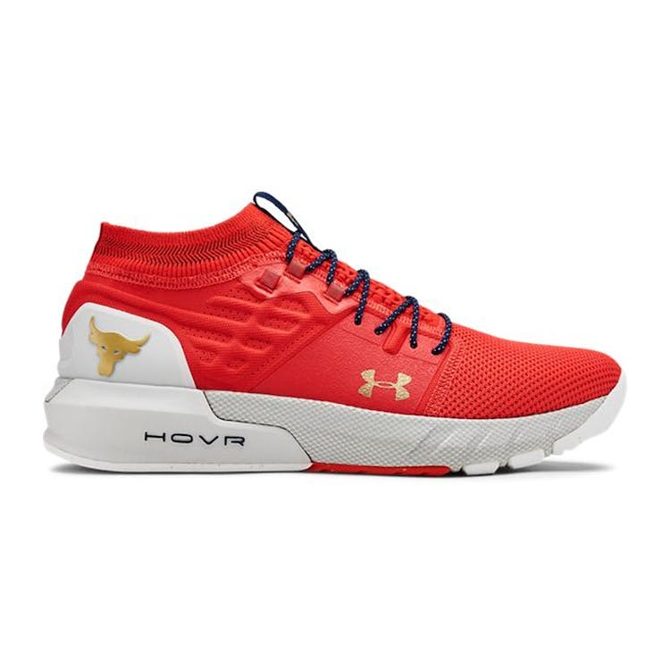 Image of Under Armour Project Rock 2 Blood Orange Halo Grey