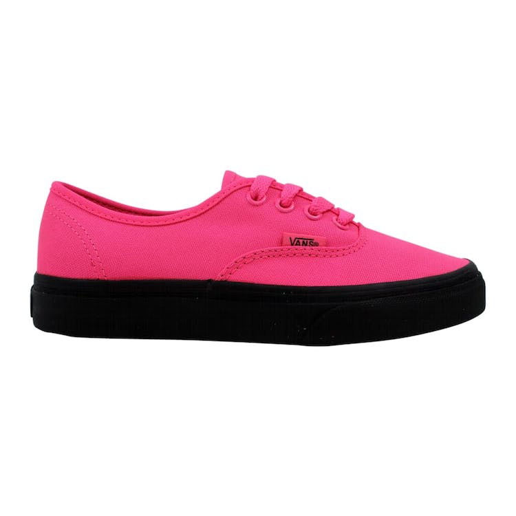 Image of Vans Authentic Black Outsole Neon Pink