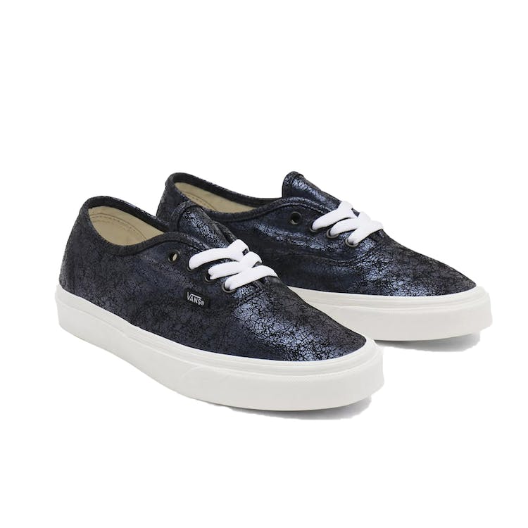 Image of Vans Authentic Cracked Leather Black
