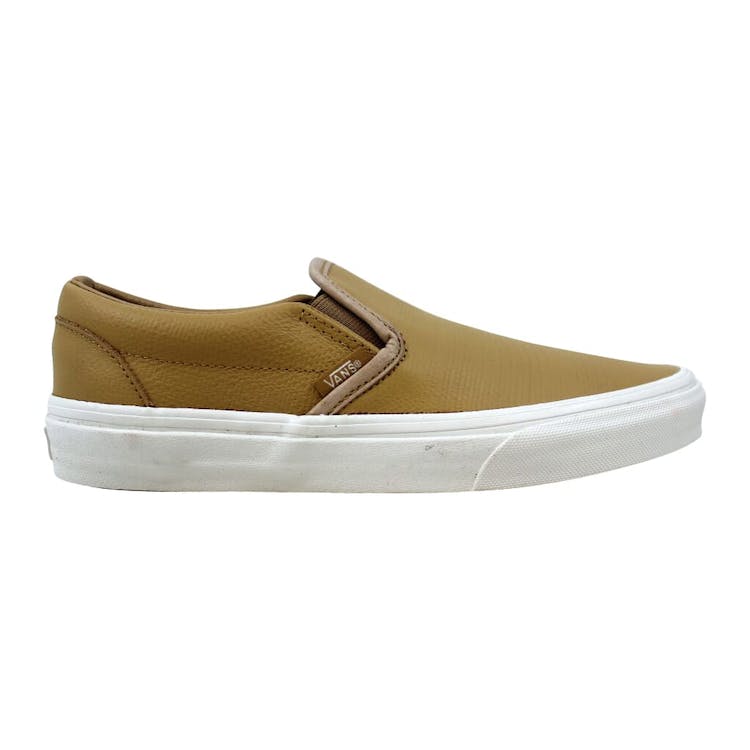 Image of Vans Classic Slip On Embossed Leather Tan