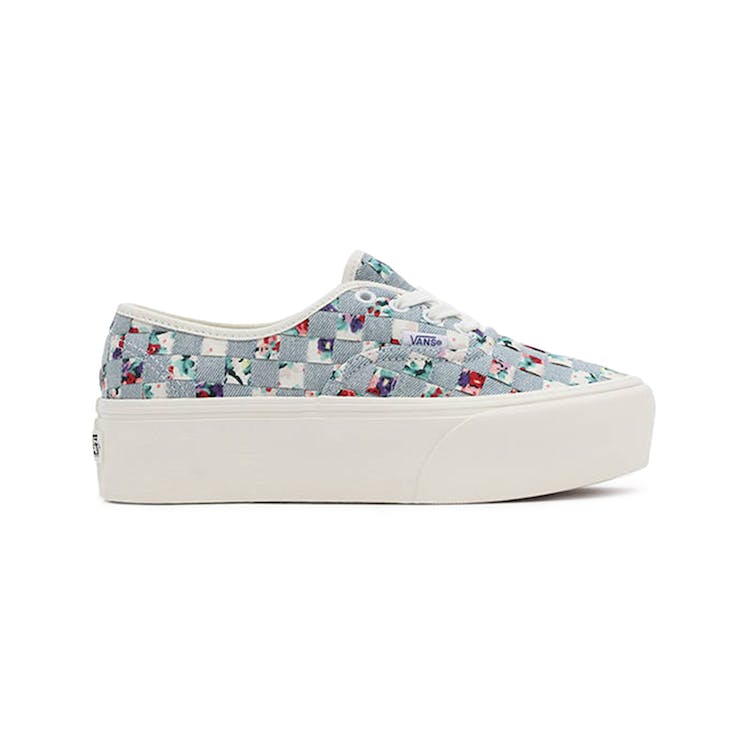 Image of Vans Woven Authentic Stackform Light Blue Floral Multi (W)