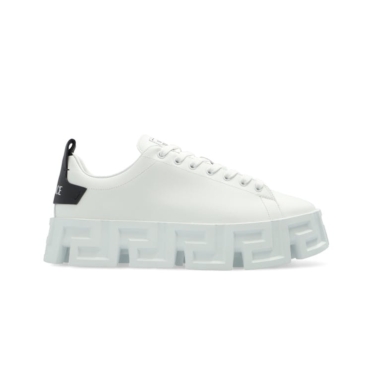 Image of Versace Greca Labrynth Lace-Up Black White
