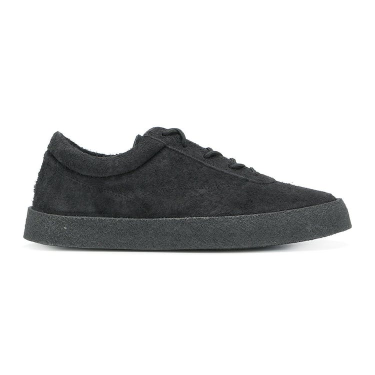 Image of Yeezy Crepe Sneaker Season 6 Thick Shaggy Suede Graphite