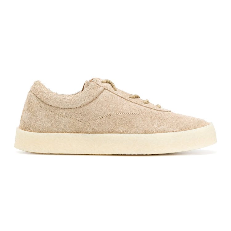 Image of Yeezy Crepe Sneaker Season 6 Thick Shaggy Suede Taupe